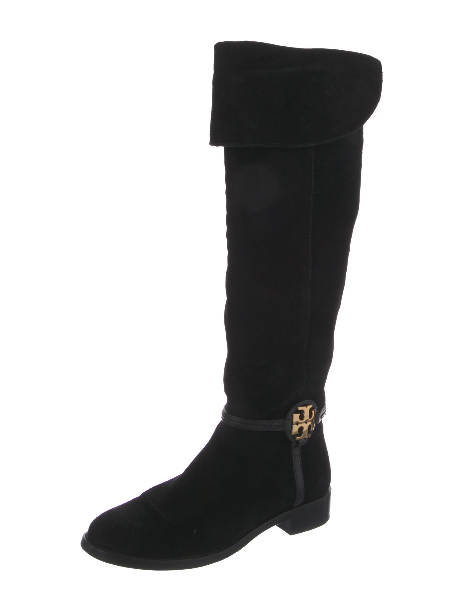 Tory Burch Suede Riding Boots
