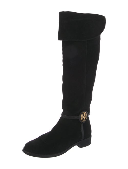 Tory Burch Suede Riding Boots