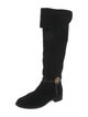 Tory Burch Suede Riding Boots
