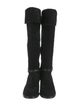 Tory Burch Suede Riding Boots