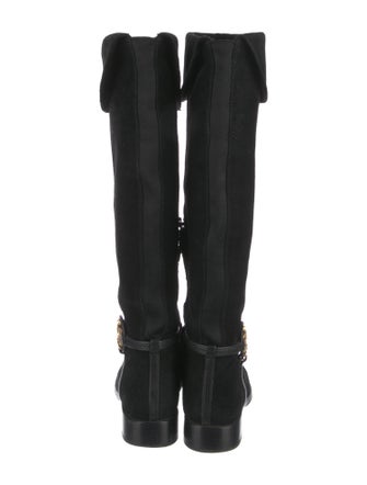 Tory Burch Suede Riding Boots