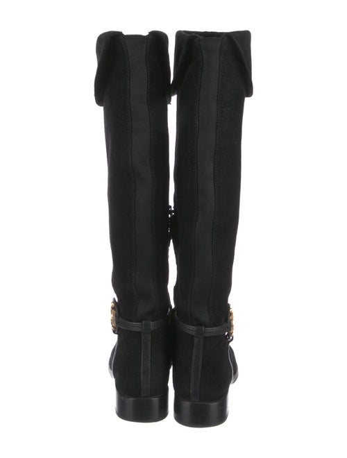 Tory Burch Suede Riding Boots