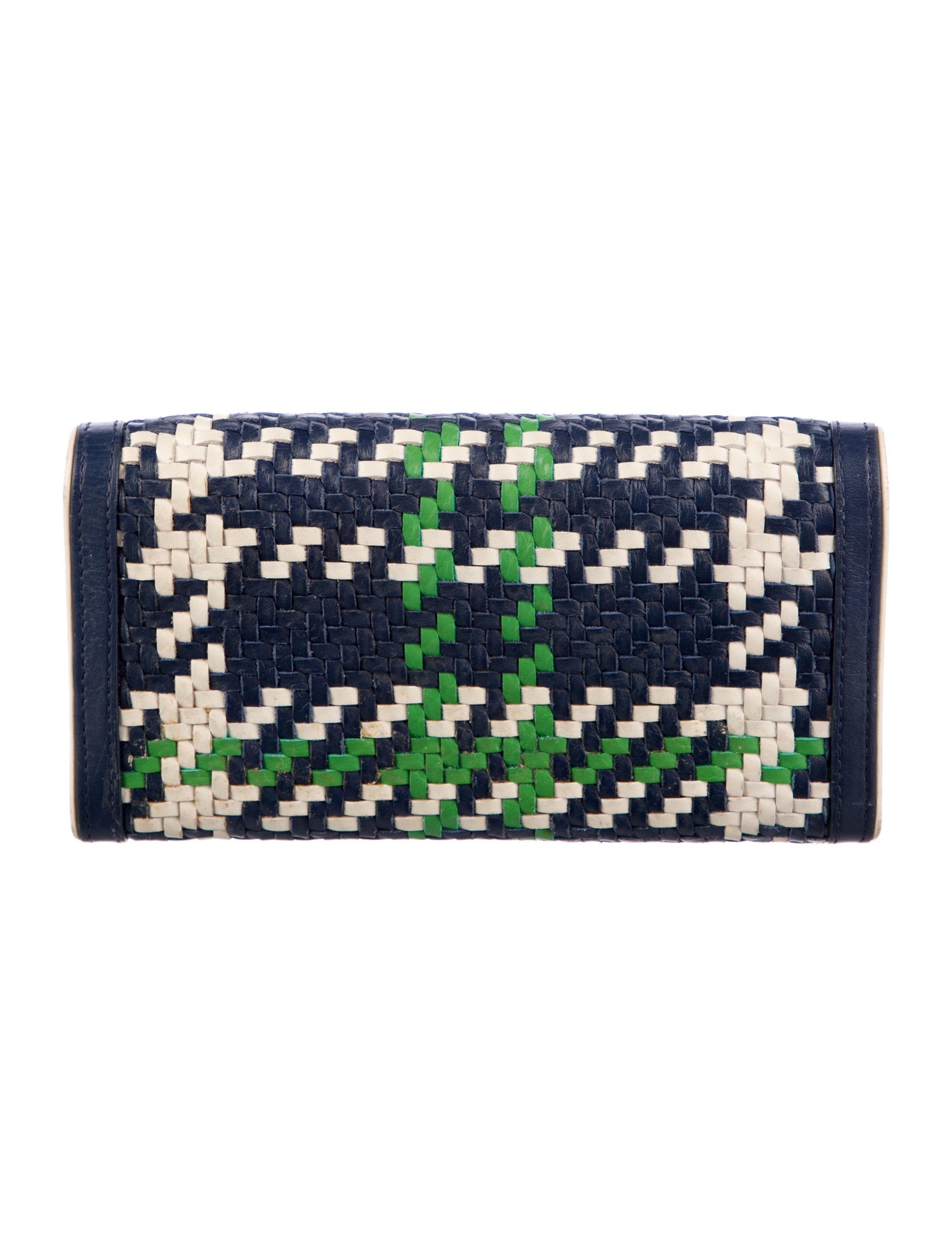 Tory Burch Leather Patterned Continental Wallet