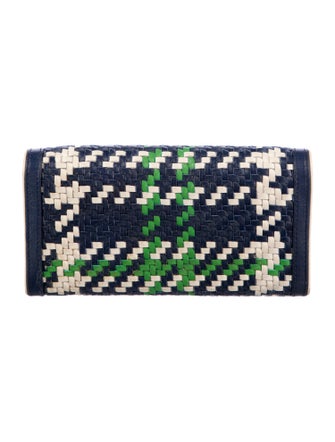 Tory Burch Leather Patterned Continental Wallet