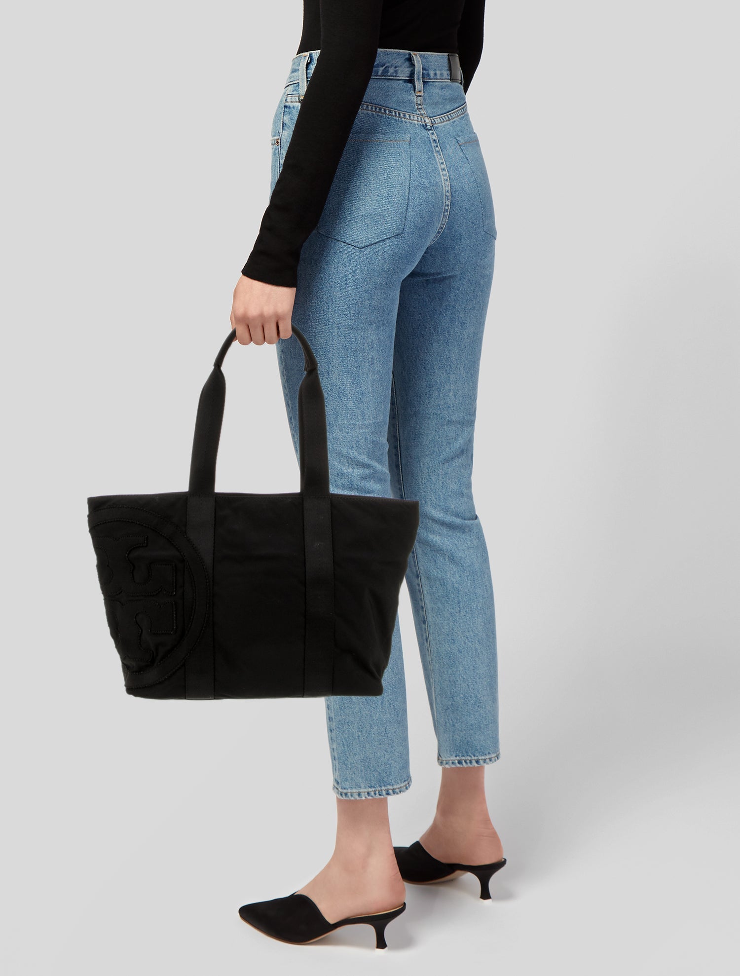 Tory Burch Nylon Top Handle Bag