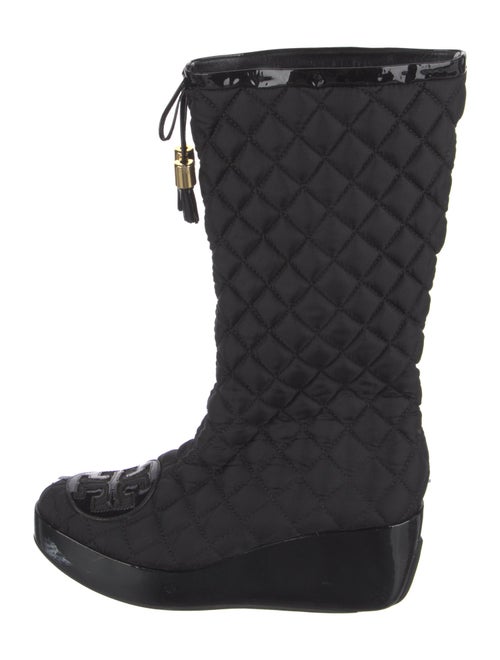 Tory Burch Tassel Accents Lace-Up Boots