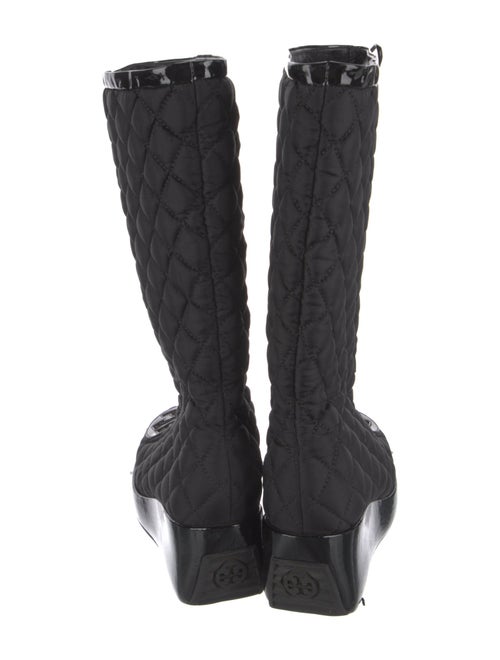Tory Burch Tassel Accents Lace-Up Boots