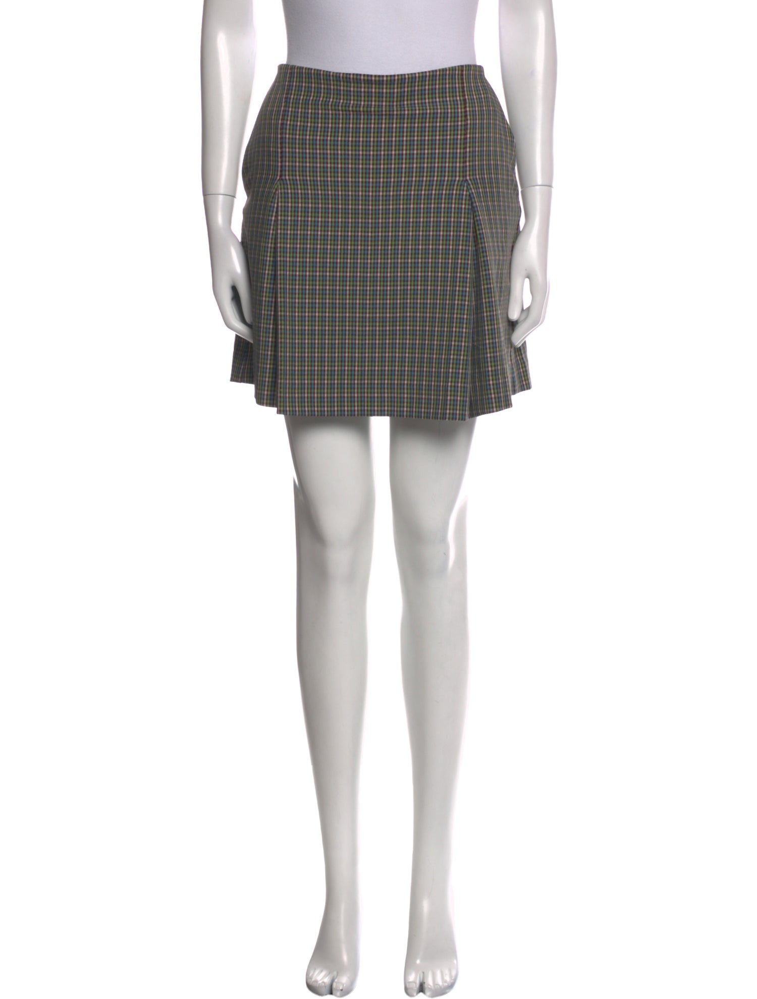 Tory Burch Plaid Print Mini Skirt w/ Tags