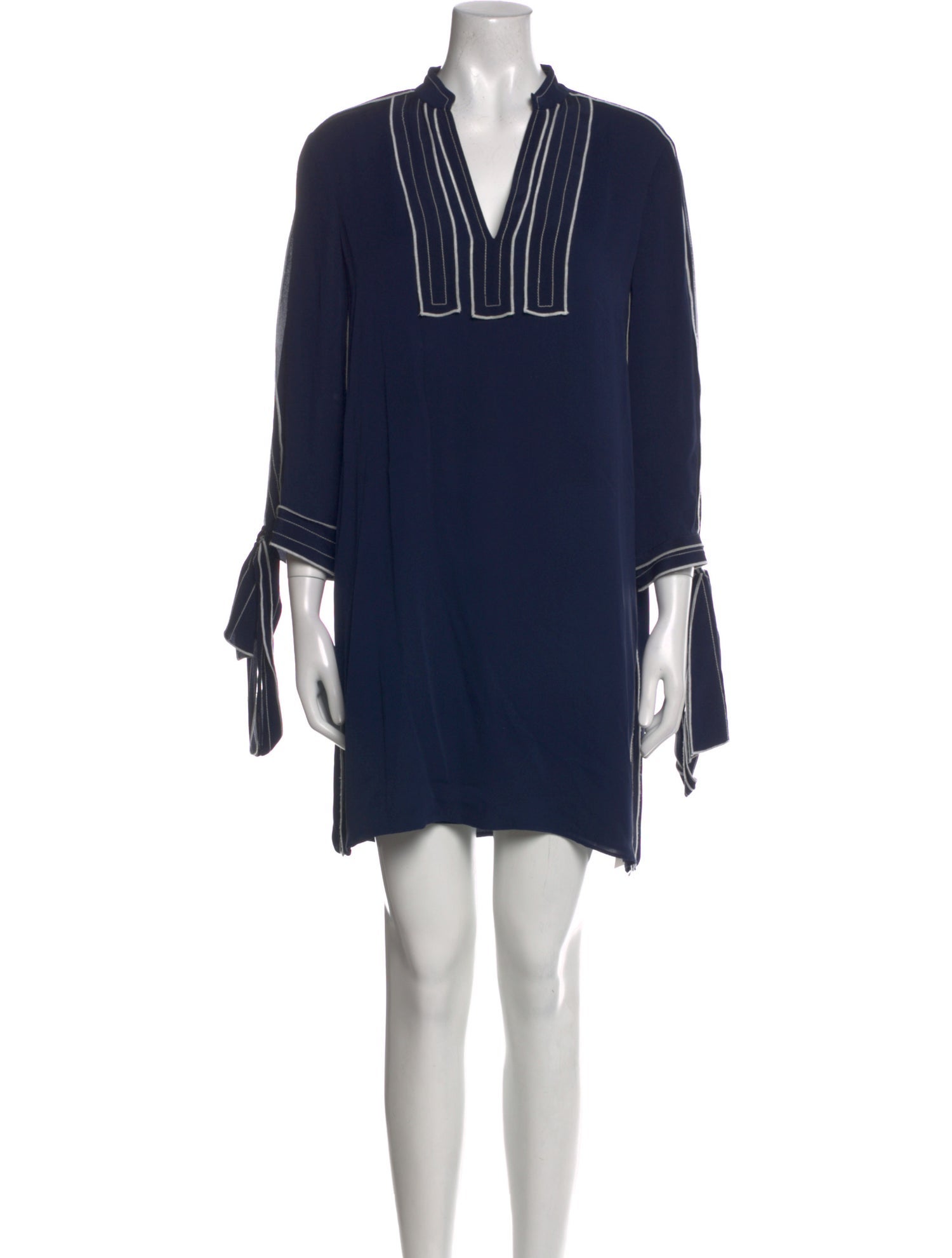 Tory Burch V-Neck Mini Dress