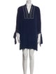 Tory Burch V-Neck Mini Dress