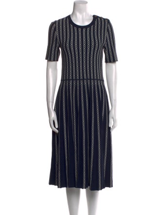Tory Burch Printed Midi Length Dress