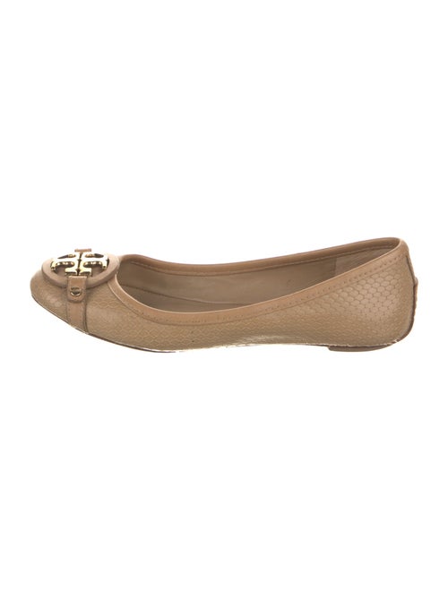 Tory Burch Embossed Leather Ballet Flats