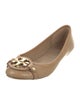 Tory Burch Embossed Leather Ballet Flats