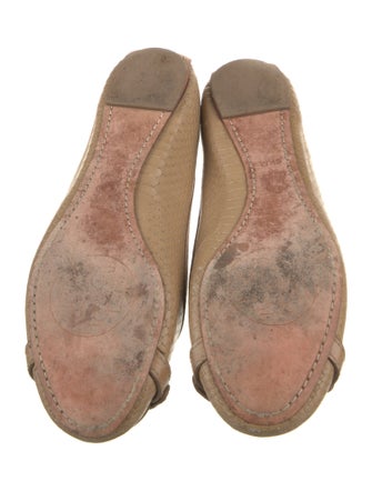 Tory Burch Embossed Leather Ballet Flats