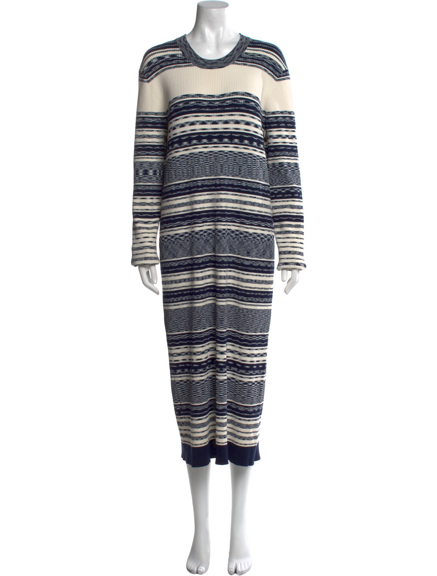 Tory Burch Striped Long Dress