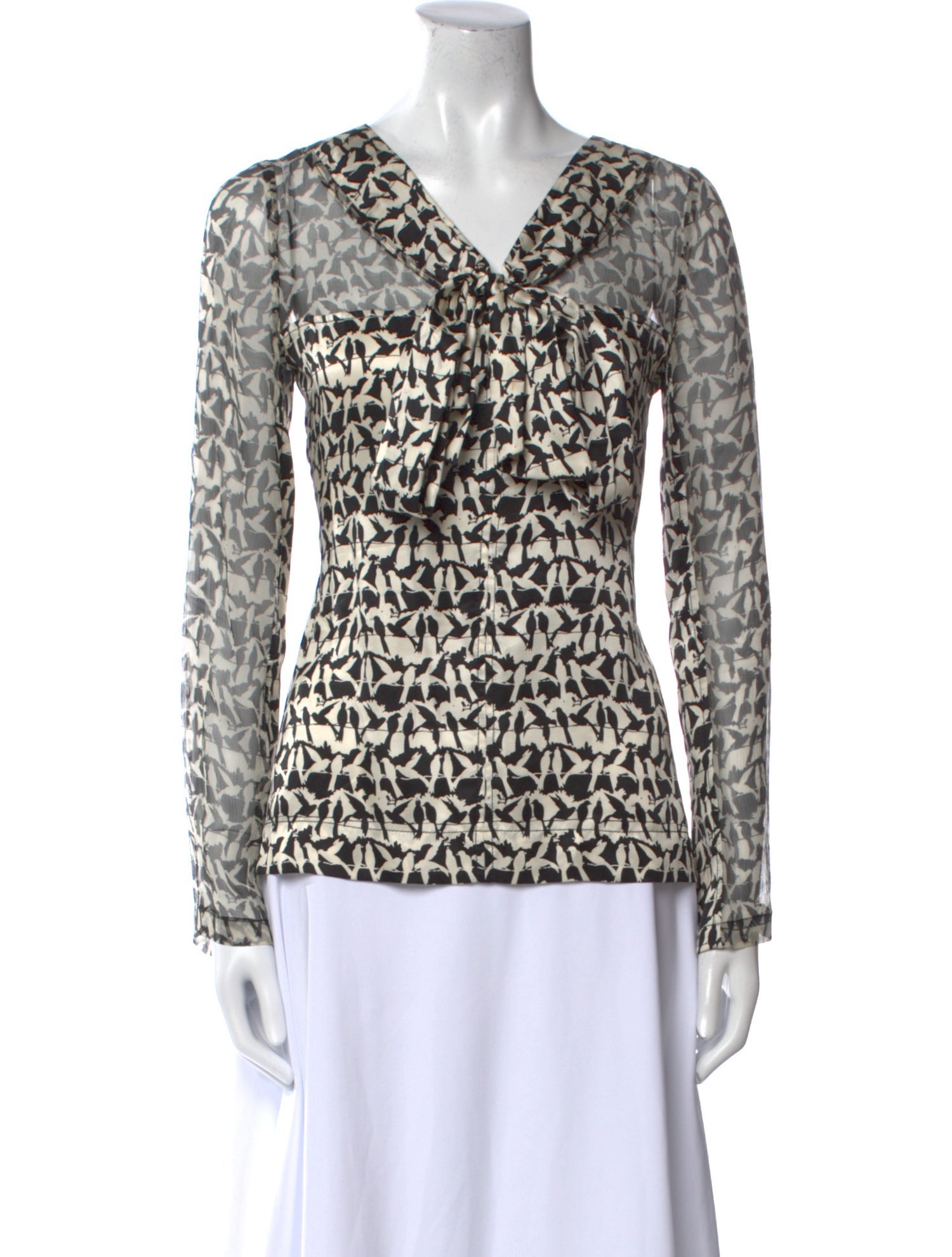Tory Burch Silk Printed Top