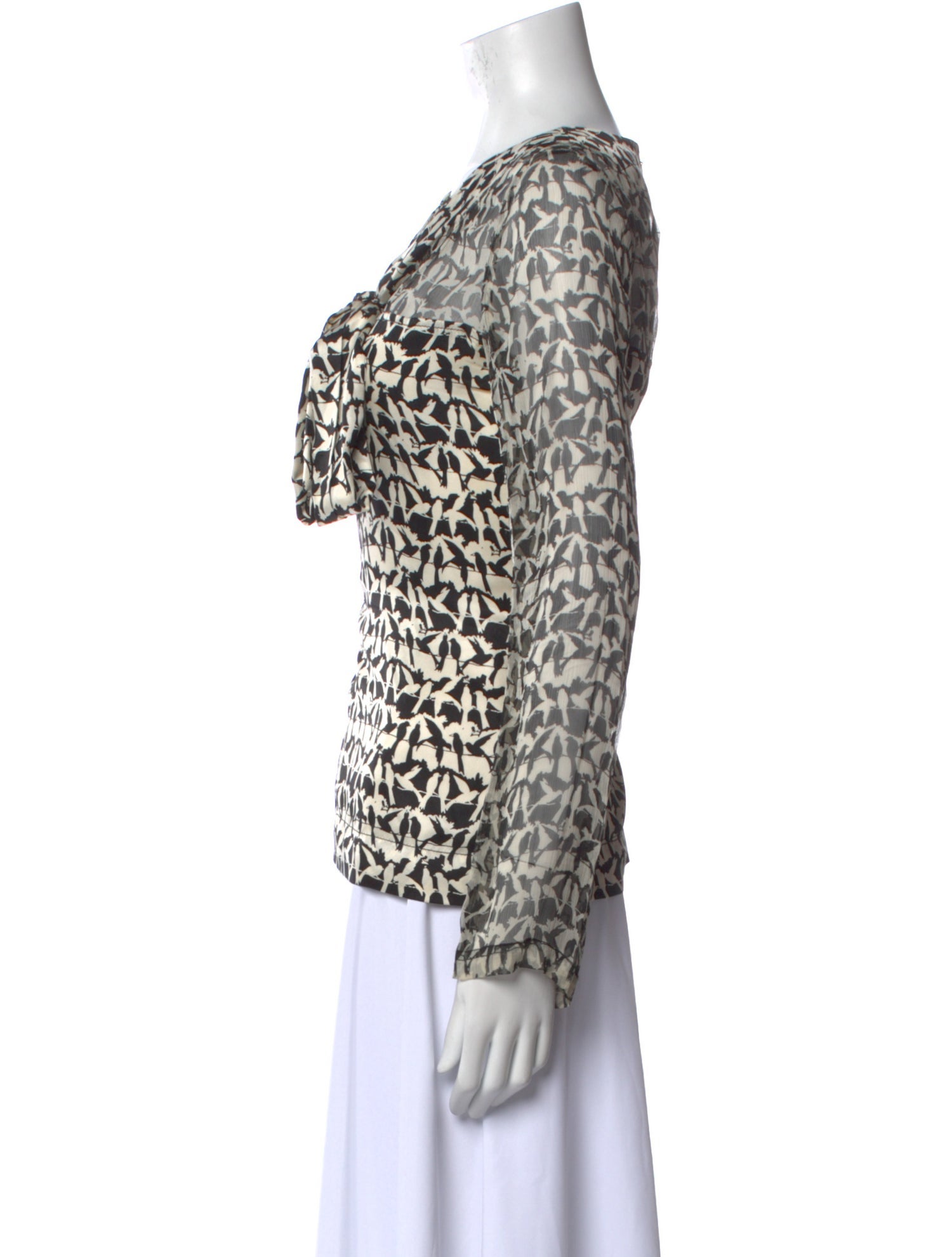 Tory Burch Silk Printed Top