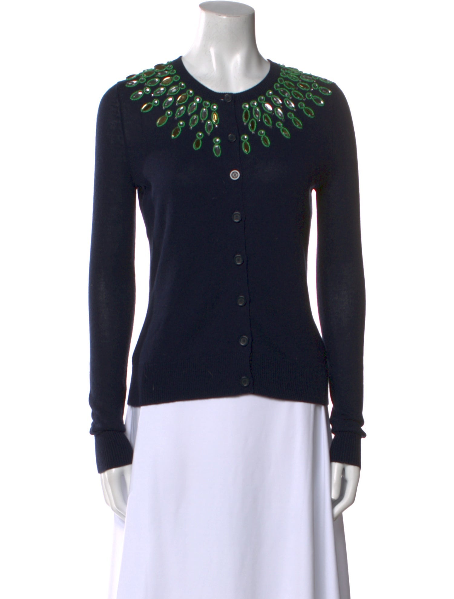 Tory Burch Silk Crew Neck Sweater