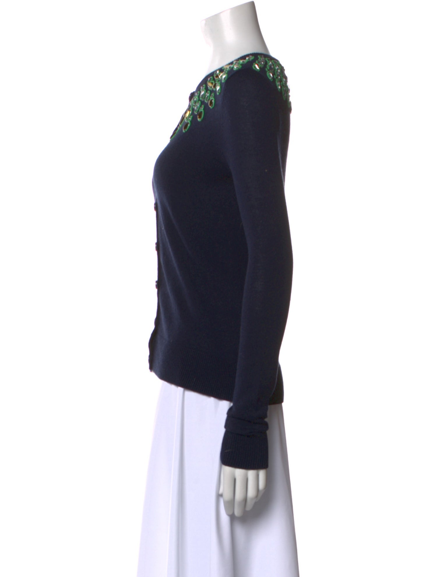 Tory Burch Silk Crew Neck Sweater