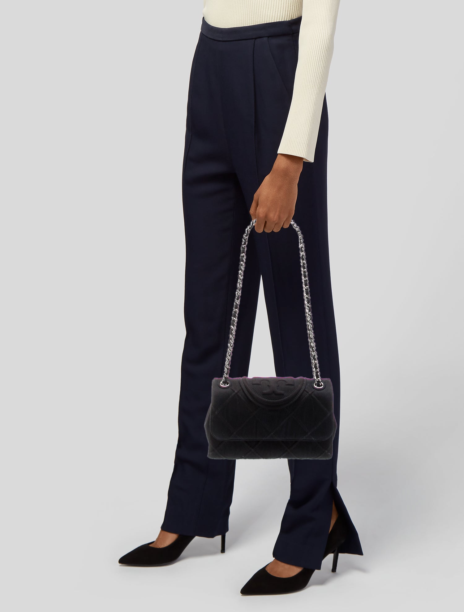 Tory Burch Denim Shoulder Bag