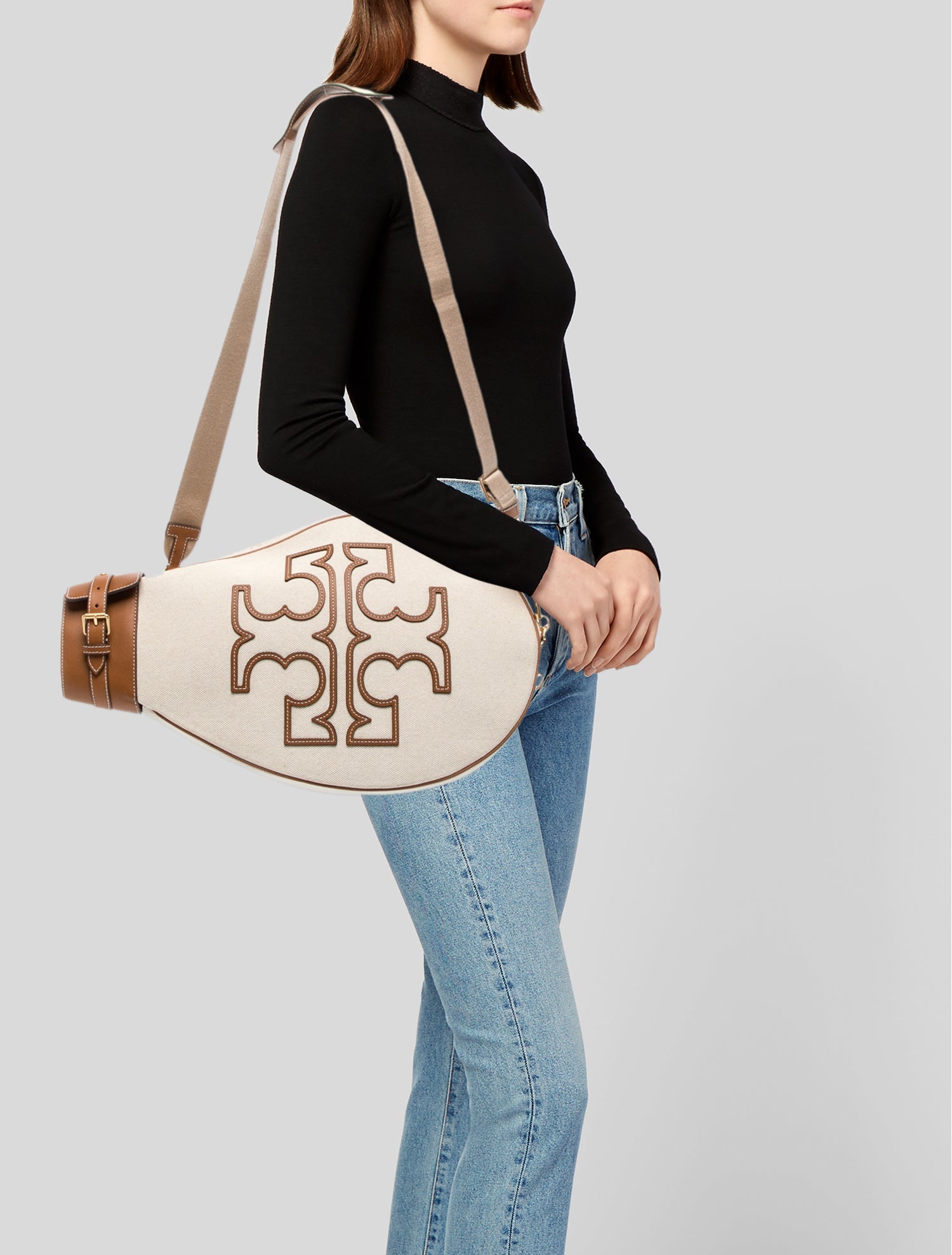 Tory Burch Canvas Shoulder Bag