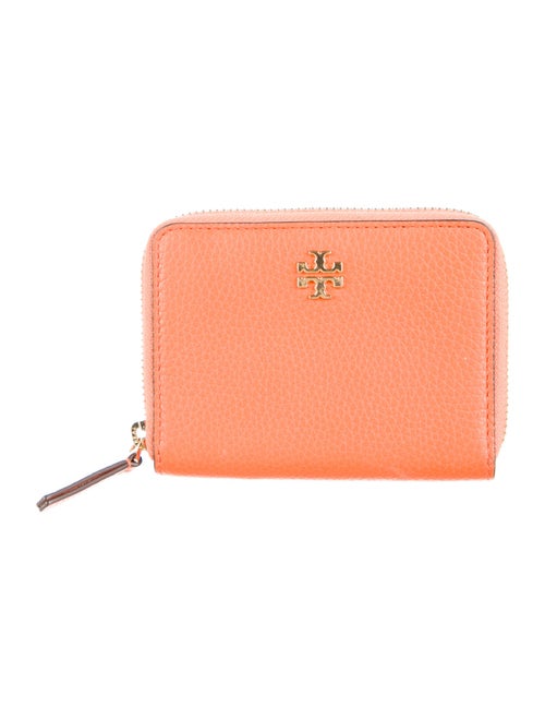 Tory Burch Robinson Zip Coin Case Leather Wallet