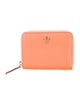 Tory Burch Robinson Zip Coin Case Leather Wallet