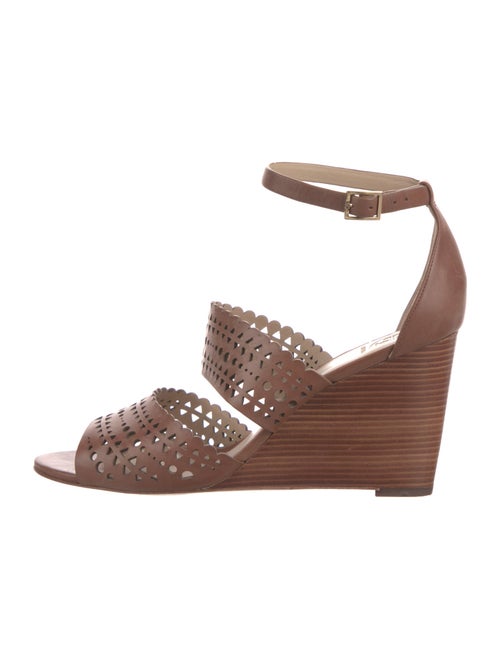 Tory Burch Leather Lasercut Accents Sandals