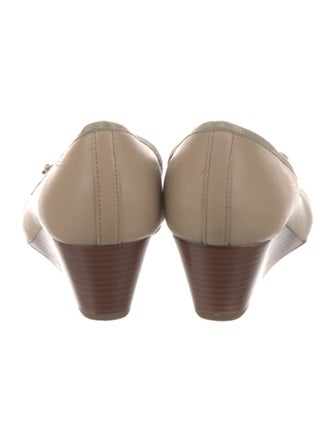 Tory Burch Leather Bow Accents Pumps