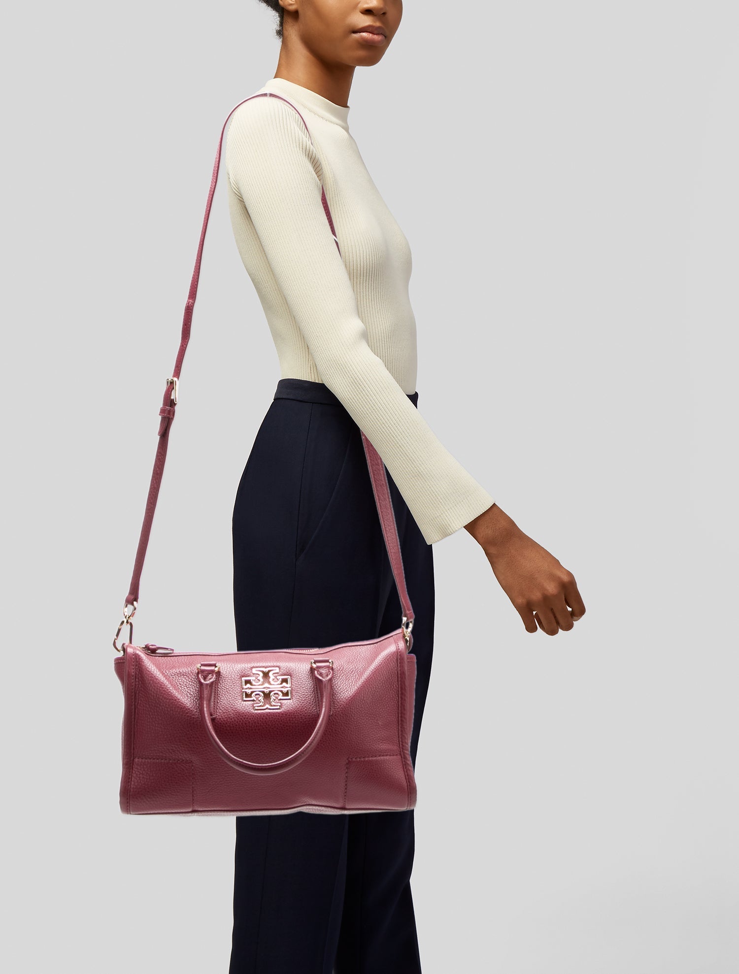 Tory Burch Leather Top Handle Bag