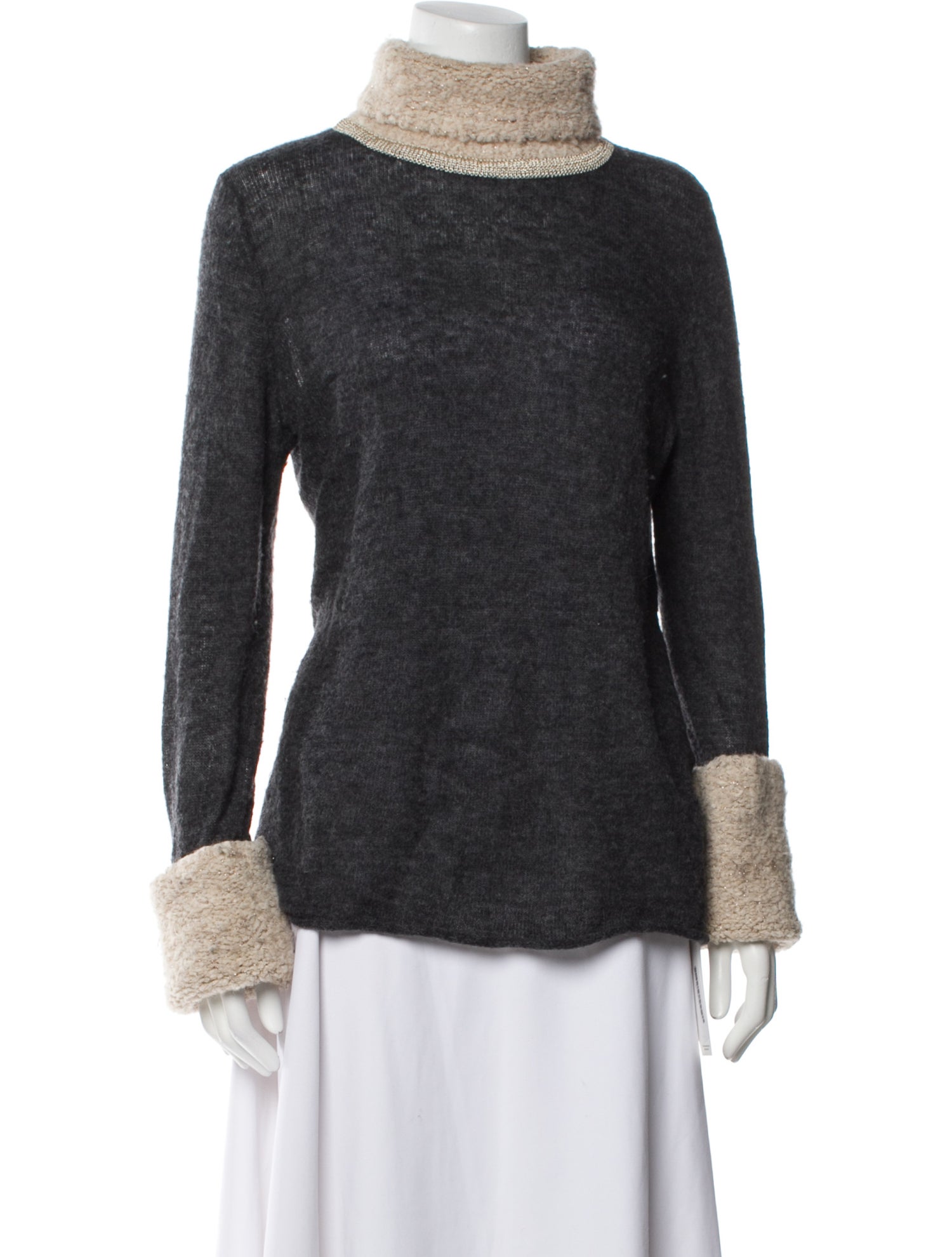Tory Burch Nylon Turtleneck Sweater