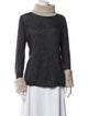 Tory Burch Nylon Turtleneck Sweater