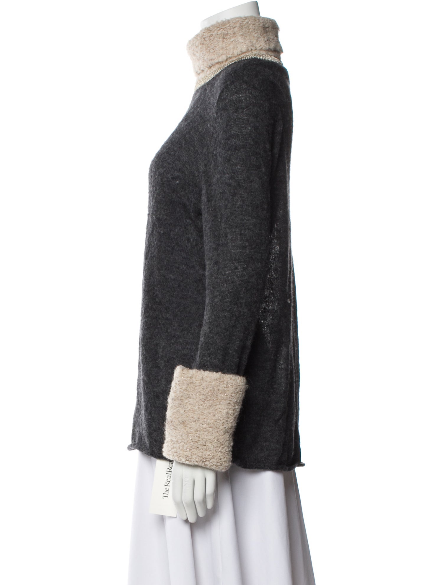 Tory Burch Nylon Turtleneck Sweater