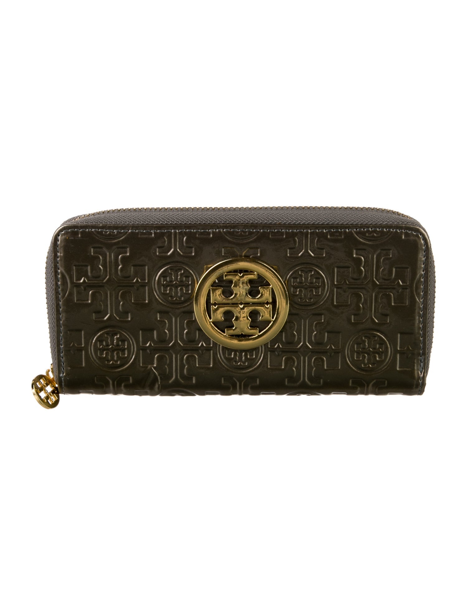 Tory Burch Patent Leather Continental Wallet