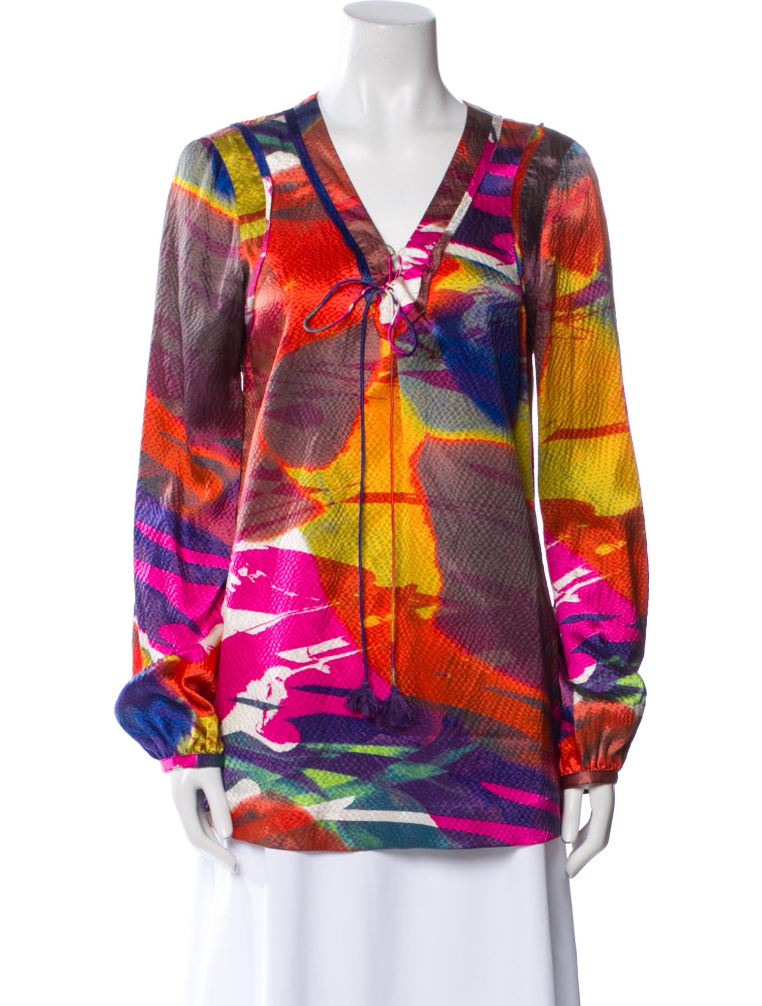 Tory Burch Silk Printed Tunic