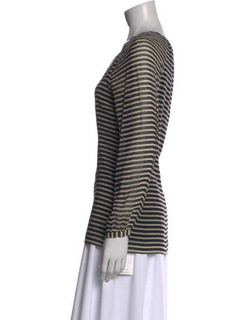 Tory Burch Silk Striped Sweatshirt