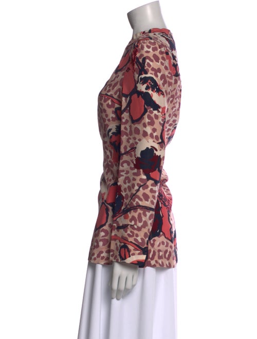 Tory Burch Silk Floral Print Blouse