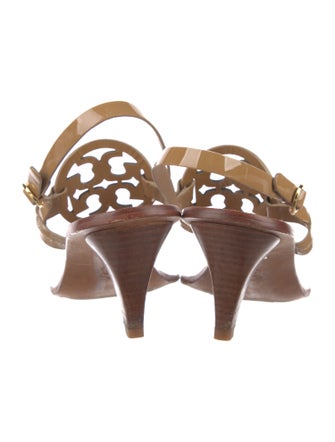 Tory Burch Patent Leather Slingback Sandals