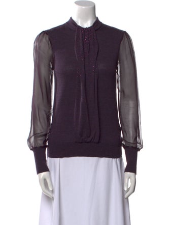 Tory Burch Merino Wool Crew Neck Sweater