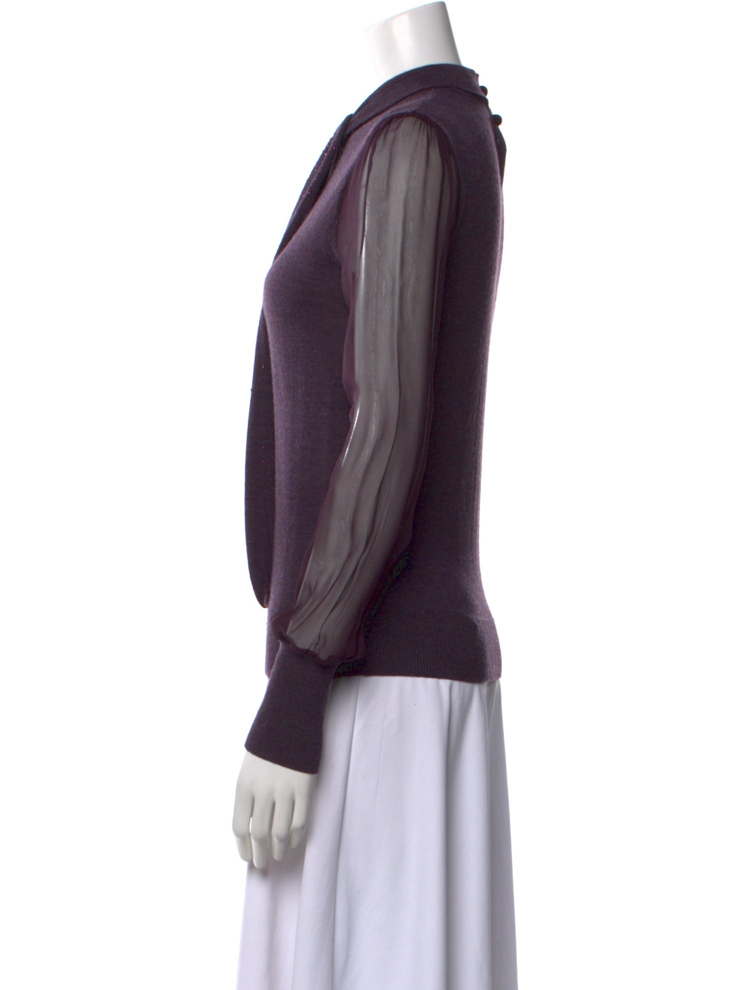 Tory Burch Merino Wool Crew Neck Sweater