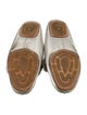 Tory Burch Leather Bow Accents Mules
