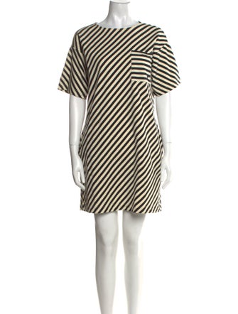 Tory Burch Striped Mini Dress