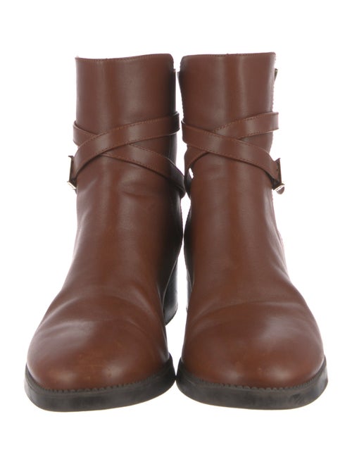 Tory Burch Leather Moto Boots