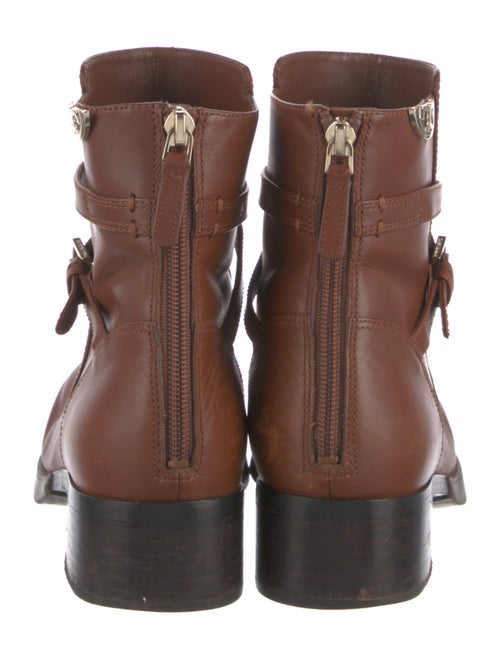 Tory Burch Leather Moto Boots