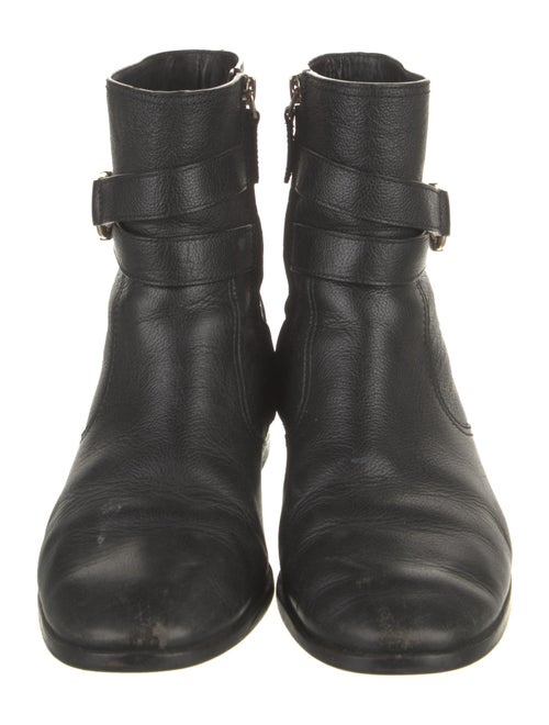 Tory Burch Leather Moto Boots