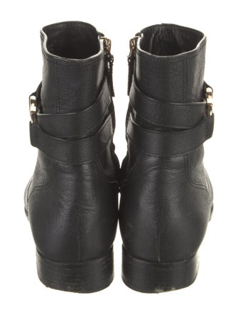 Tory Burch Leather Moto Boots