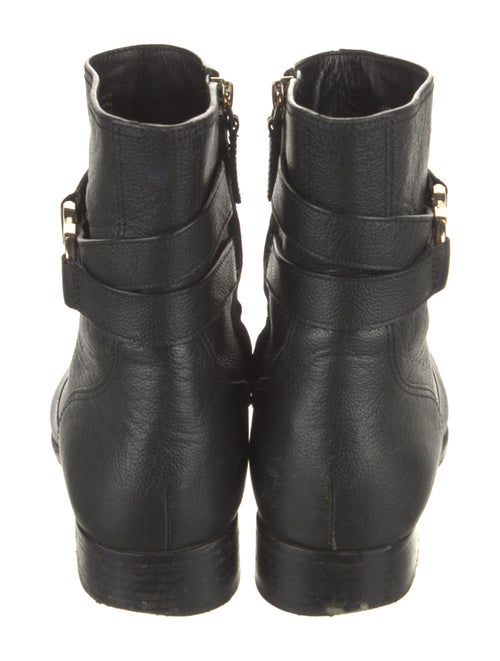 Tory Burch Leather Moto Boots
