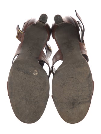 Tory Burch Leather T-Strap Sandals