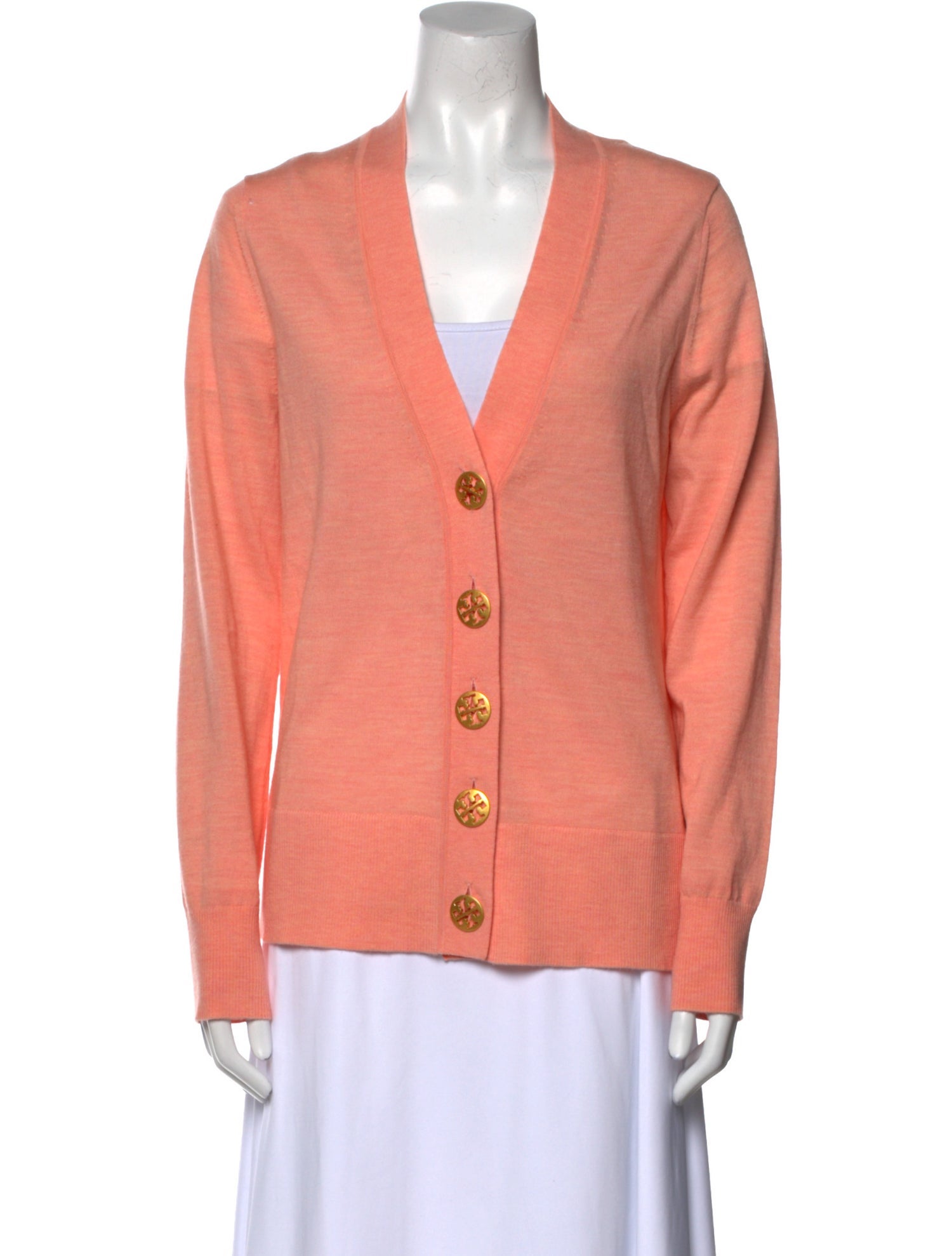 Tory Burch Merino Wool V-Neck Sweater