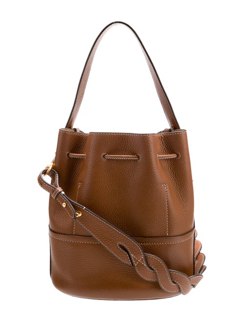 Tory Burch Leather Bucket Bag